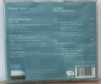 2CD Phoebe Carrai: The 6 Cello Suites 386439