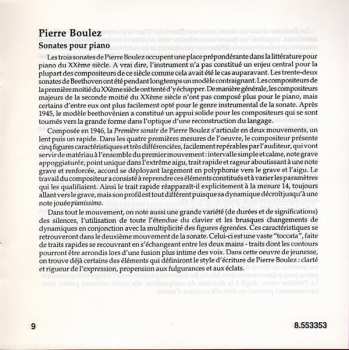 CD Pierre Boulez: Piano Sonatas Nos. 1 - 3 332521