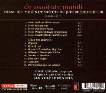 CD Pierre Bouteiller: De Vanitate Mundi 441080