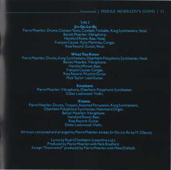 CD Pierre Moerlen's Gong: Downwind 327464