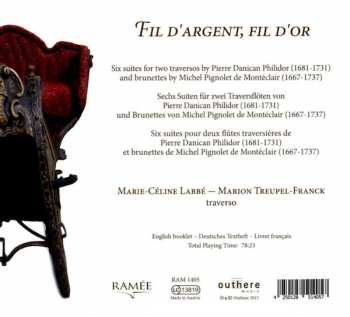CD Pierre Philidor: Fil D'argent, Fil D'or 324120