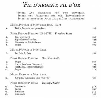 CD Pierre Philidor: Fil D'argent, Fil D'or 324120