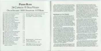 CD Pierre Rode: 24 Caprices For Solo Violin 328705