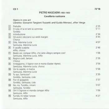2CD Pietro Mascagni: Cavalleria Rusticana • Pagliacci 314890