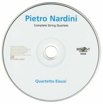 CD Pietro Nardini: Complete String Quartets 242829