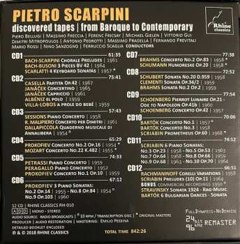 12CD Pietro Scarpini: Discovered Tapes From Baroque To Contemporary 466245