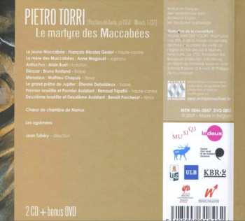2CD/DVD/Box Set Pietro Torri: Le Martyre Des Maccabées 458639
