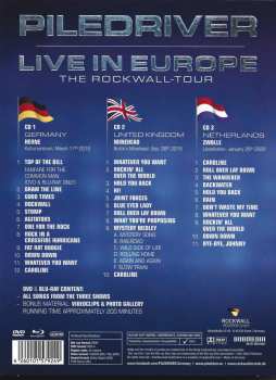 3CD/DVD/Box Set/Blu-ray Piledriver: Live In Europe - The ROCKWALL-Tour 434723