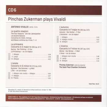 6CD/Box Set Pinchas Zukerman: Pinchas Zukerman Plays Vivaldi 111167