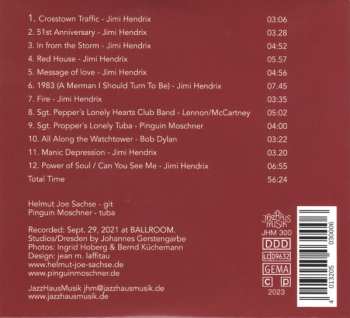 CD Bernd Moschner: Uncovered Mermen (Pinguin Moschner & Joe Sachse Play The Music Of Jimi Hendrix) 491772