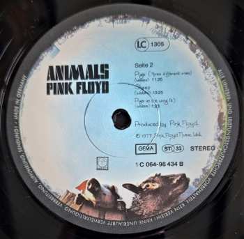 LP Pink Floyd: Animals