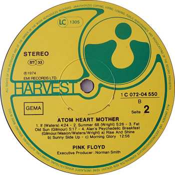 LP Pink Floyd: Atom Heart Mother 509607
