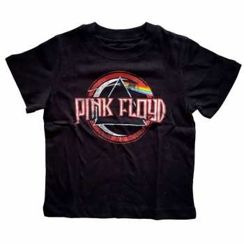 Merch Pink Floyd: Dětské Toddler Tričko Vintage Dark Side Of The Moon Seal  3 roky
