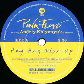 SP Pink Floyd: Hey Hey Rise Up LTD