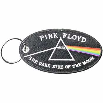 Merch Pink Floyd: Klíčenka Dark Side Of The Moon Oval Black Border 