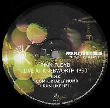 2LP Pink Floyd: Live At Knebworth 1990