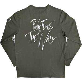 Merch Pink Floyd: Pink Floyd Unisex Long Sleeve T-shirt: The Wall Hammers Logo (back & Sleeve Print) (small) S