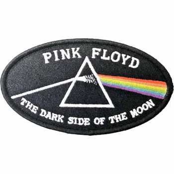 Merch Pink Floyd: Nášivka Dark Side Of The Moon Oval Black Border
