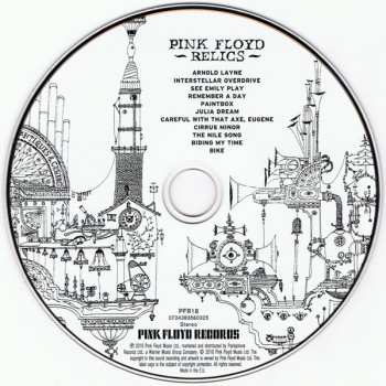CD Pink Floyd: Relics DIGI 380142