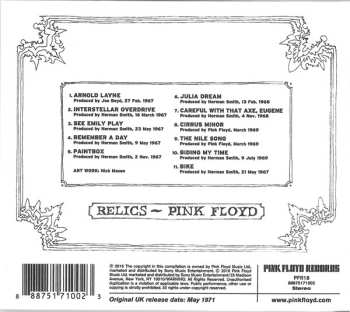CD Pink Floyd: Relics DIGI