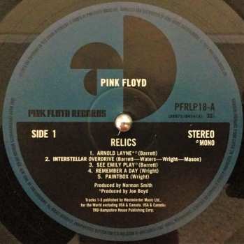LP Pink Floyd: Relics