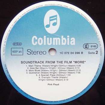 LP Pink Floyd: Soundtrack From The Film "More" 509608