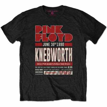 Merch Pink Floyd: Tričko Knebworth '90 Red 