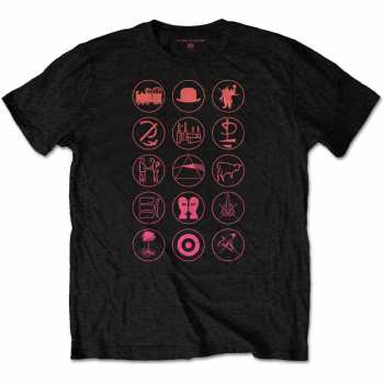 Merch Pink Floyd: Pink Floyd Unisex T-shirt: Symbols (back Print) (x-large) XL