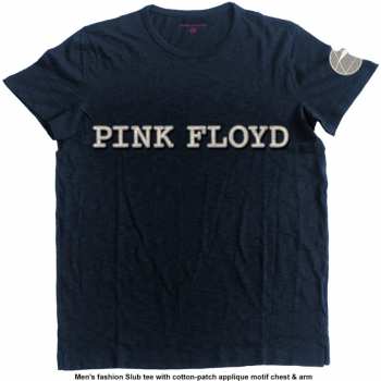 Merch Pink Floyd: Vyšívané Tričko Logo Pink Floyd & Prism 