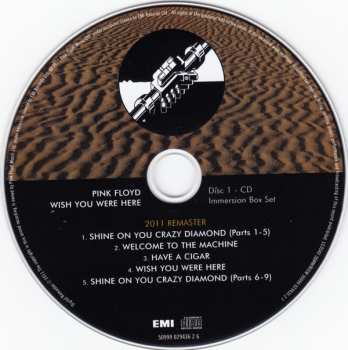 2CD/2DVD/Box Set/Blu-ray Pink Floyd: Wish You Were Here - Immersion Box Set LTD