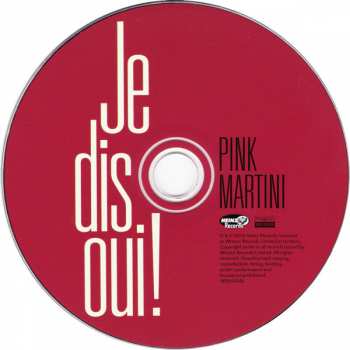 CD Pink Martini: Je Dis Oui! DIGI 183527