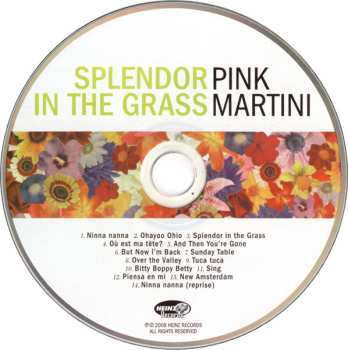 CD Pink Martini: Splendor In The Grass DIGI