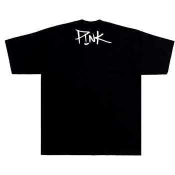 Merch Pink: Pink Unisex T-shirt: Wink (back Print) (x-large) XL