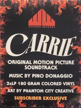 2LP Pino Donaggio: Carrie (Original Motion Picture Soundtrack) CLR 147628