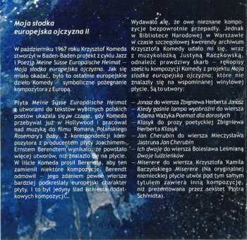 CD Piotr Schmidt International Sextet: Komeda Unknown 1967