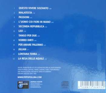 CD Pippo Pollina: Dodici Lettere D'Amore DIGI 355446