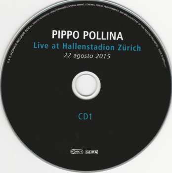 2CD/DVD Pippo Pollina: Live At Hallenstadion Zürich - 22 Agosto 2015 118740