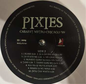 LP Pixies: Cabaret Metro Chicago ‘89 CLR 416959
