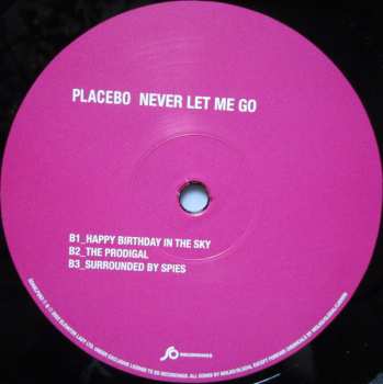 2LP Placebo: Never Let Me Go LTD