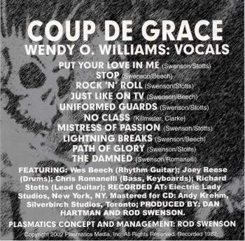 CD Plasmatics: Coup De Grace 8079