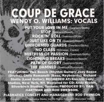 CD Plasmatics: Coup De Grace
