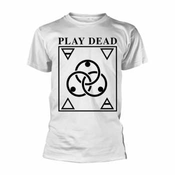 Merch Play Dead: Tričko Logo Play Dead (white) XL