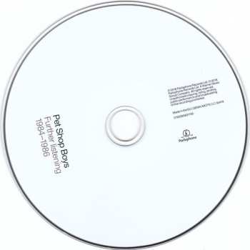2CD Pet Shop Boys: Please / Further Listening 1984–1986