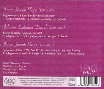 CD Ignaz Pleyel: Concerti & Symphonie 452868