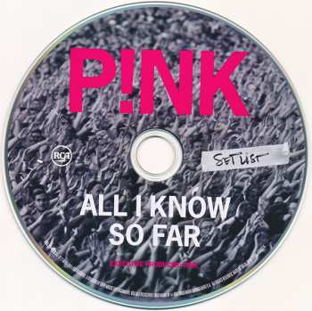 CD P!NK: All I Know So Far: Setlist DIGI 371391