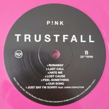 LP P!NK: Trustfall CLR | LTD 529219