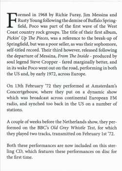 CD Poco: Amsterdamed (Netherlands Broadcast 1972) 473347