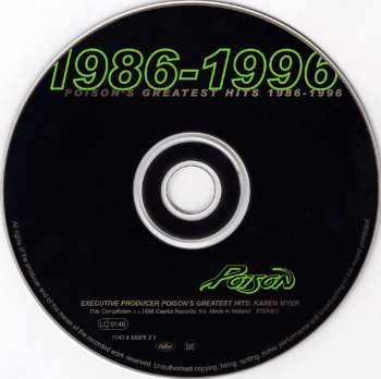 CD Poison: Poison's Greatest Hits 1986-1996 383443
