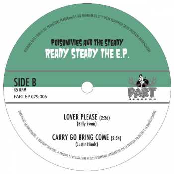 EP Poisonivies And The Steady: Ready Steady The E.P. LTD 90403