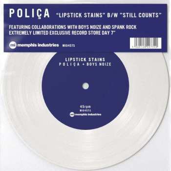 Album Poliça: Lipstick Stains / Still Counts